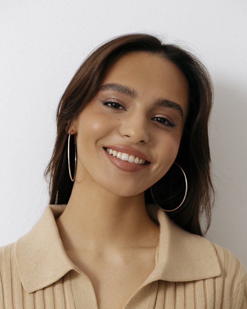 Серьги-обручи 7 см