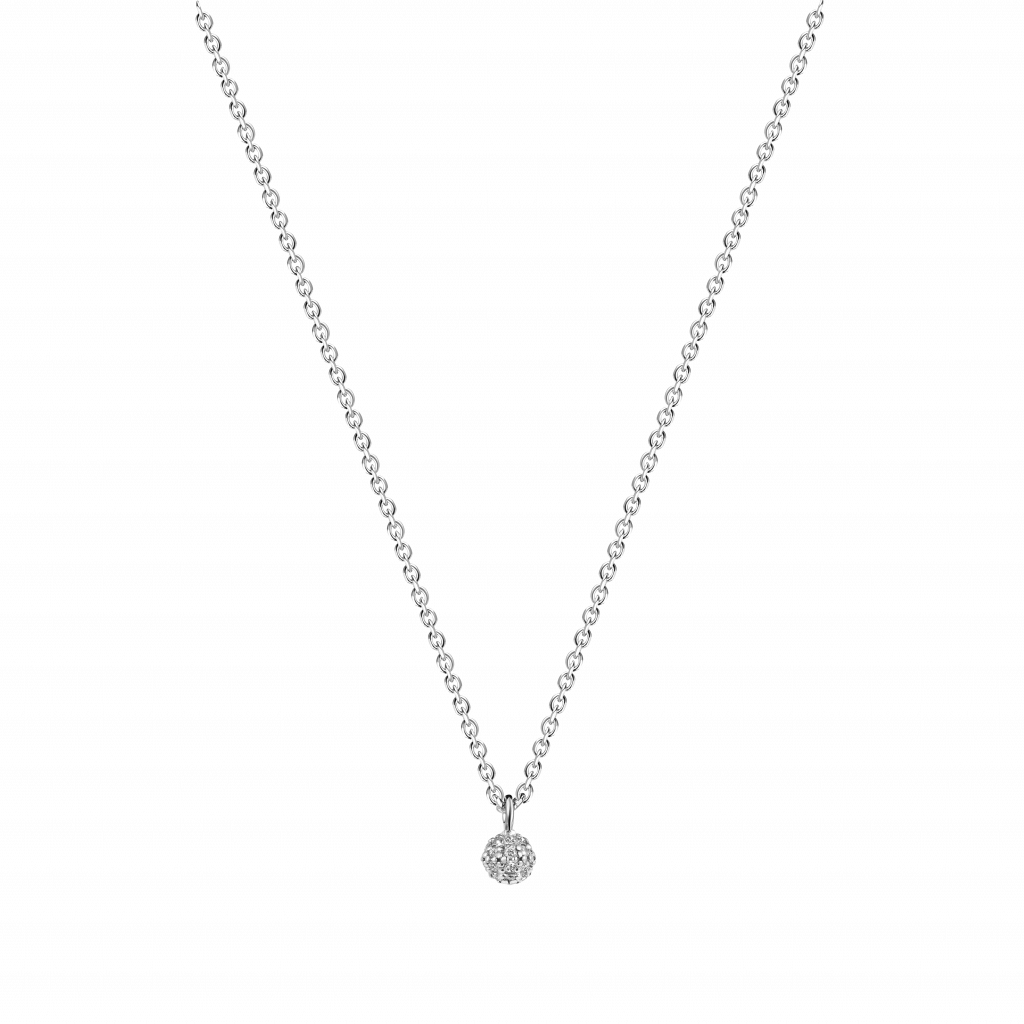 Подвеска-шарик из золота с бриллиантами