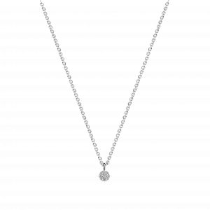 Подвеска-шарик из золота с бриллиантами