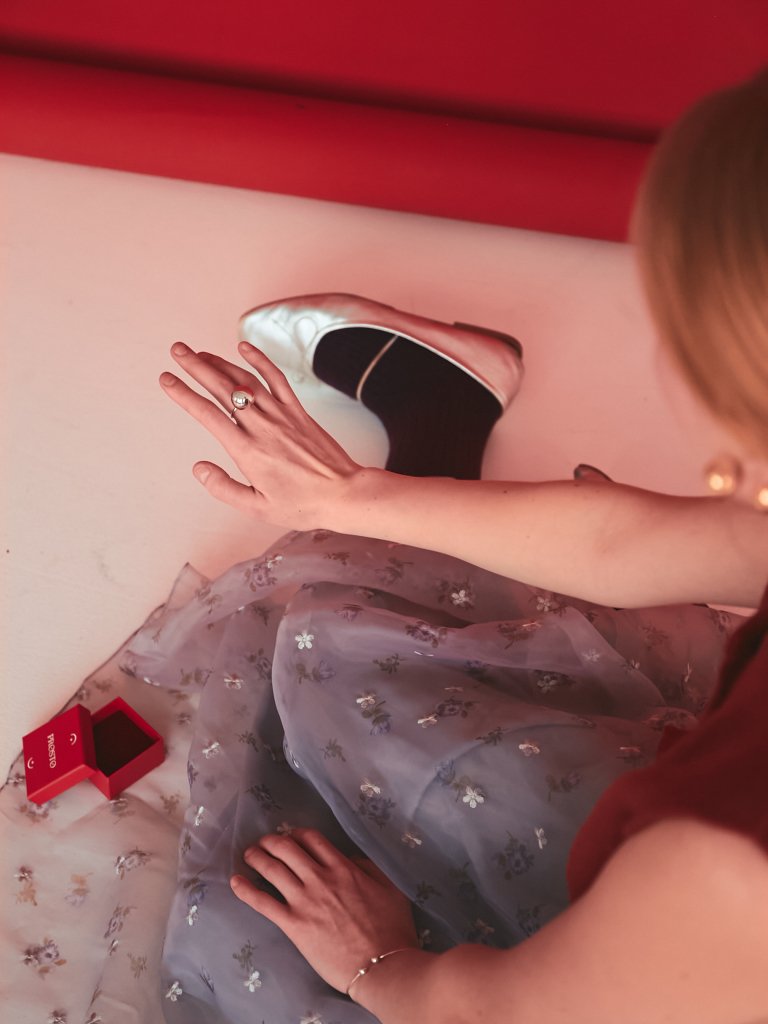 Кольцо с шариком XL