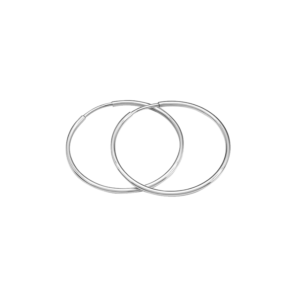 Серьги-обручи 3 см