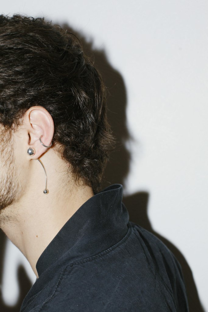 Моносерьга Штанга