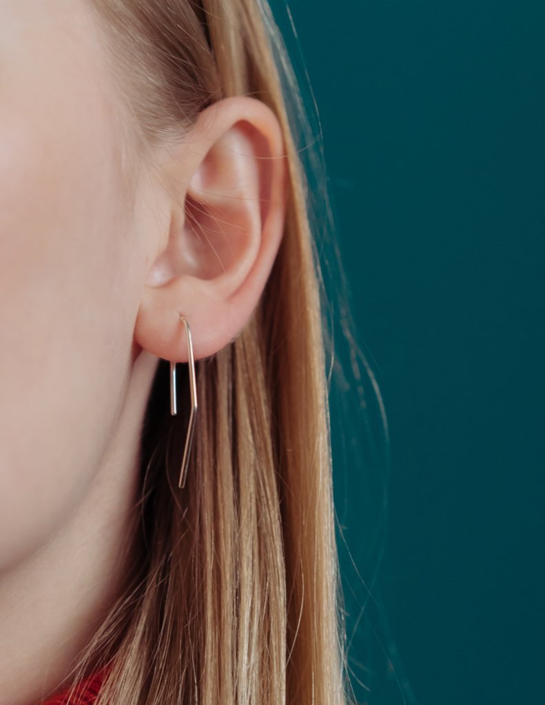 Серьги крючки