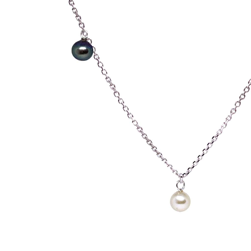 Ожерелье с 5 речными жемчужинами