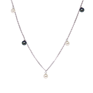 Ожерелье с 5 речными жемчужинами