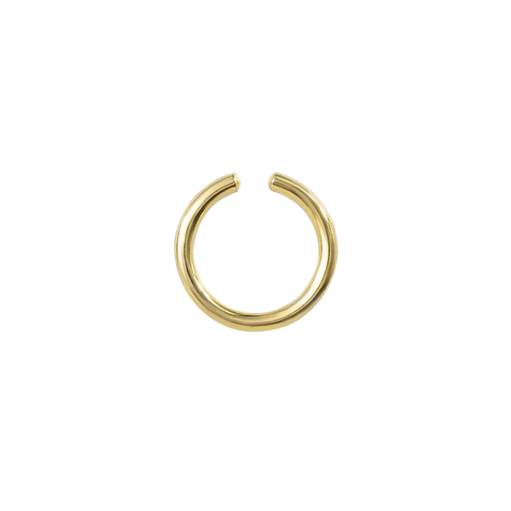 Объемный большой позолоченный кафф