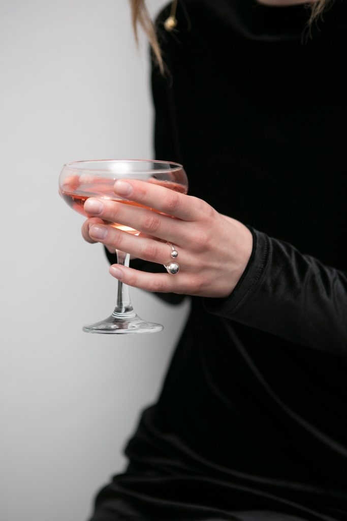 Кольцо с шариками M+L