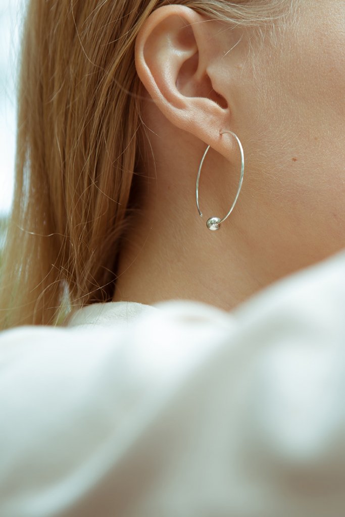 Открытые серьги