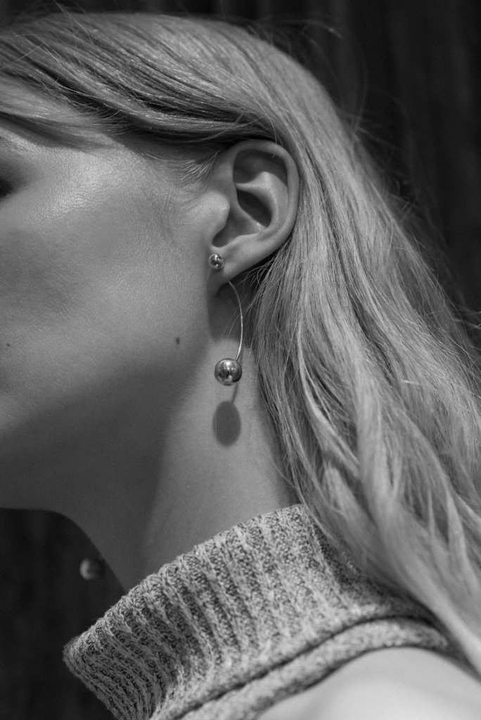 Моносерьга Штанга