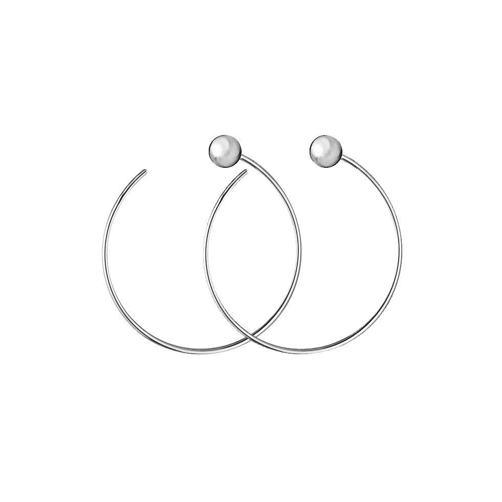 Открытые серьги