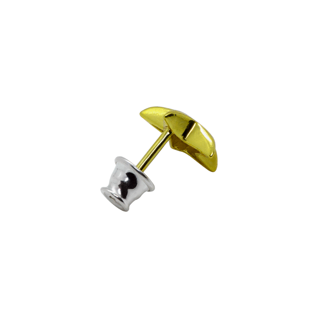 Пусеты с цветными фигурками