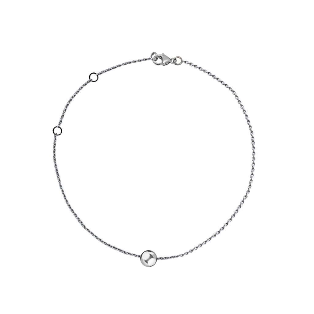 Анклет с серебряным шариком