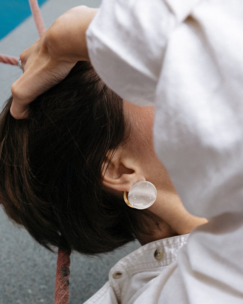 Серьги Блинчики