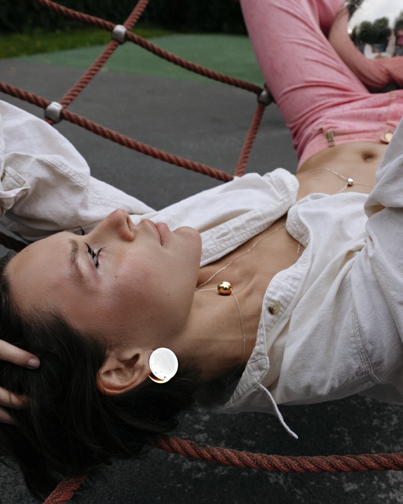 Серьги Блинчики