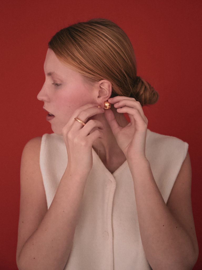 Толстое кольцо золотое