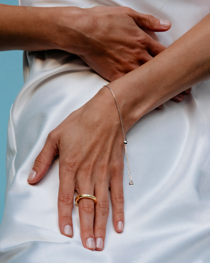 Толстое кольцо золотое