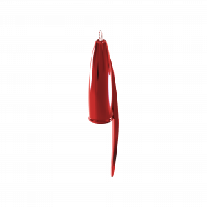 Подвеска колпачок красная