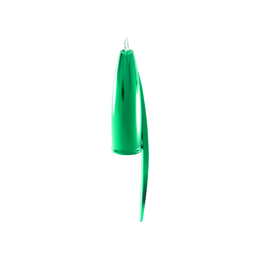 Подвеска колпачок зеленая