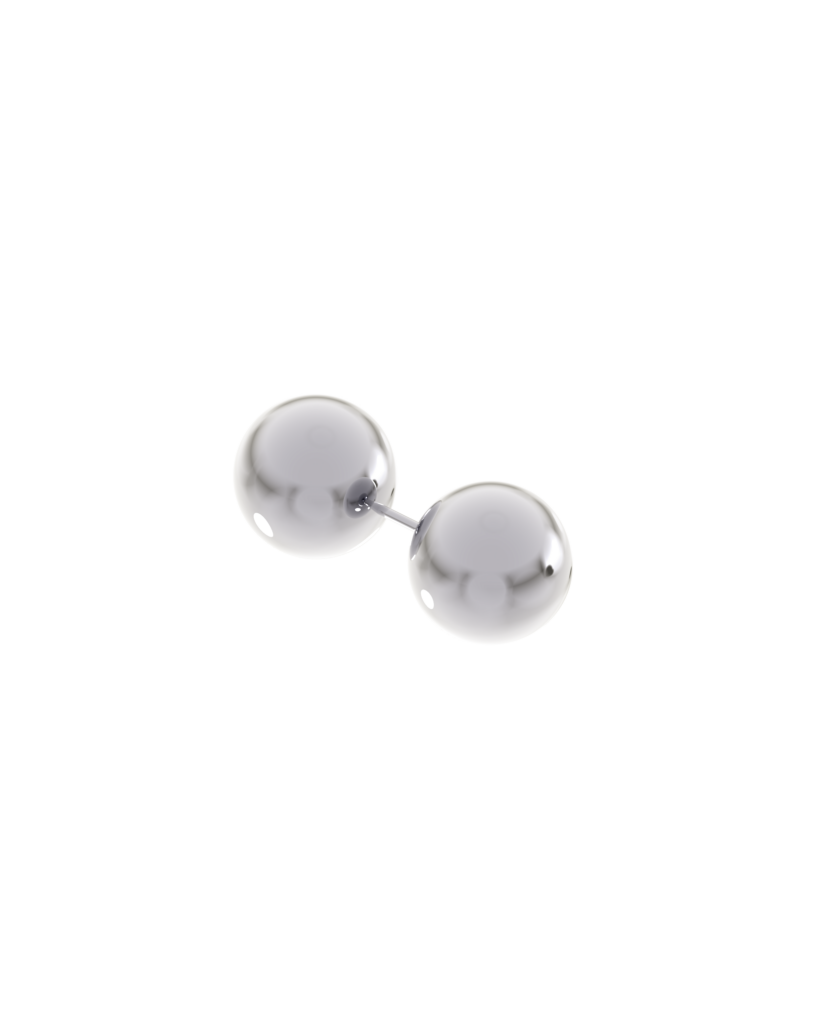 Моносерьга с самыми большими шарами