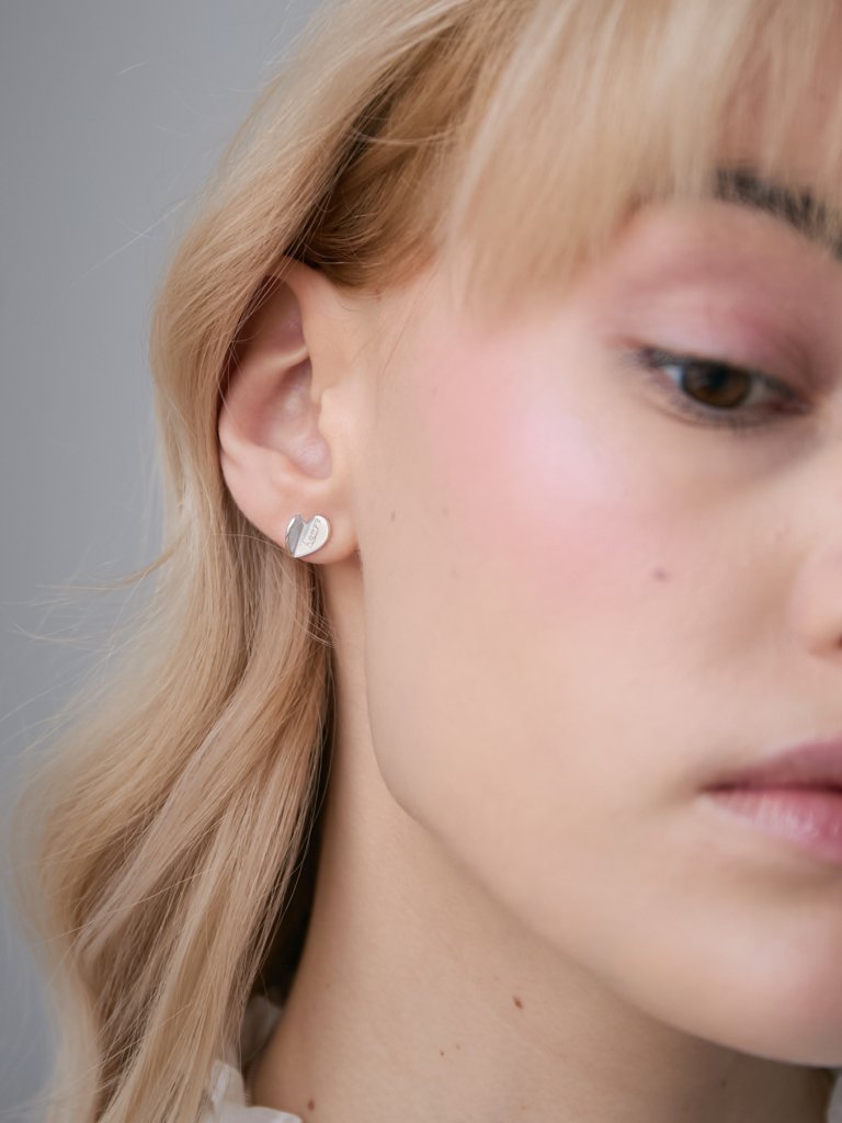 Пусеты Открытое Сердце