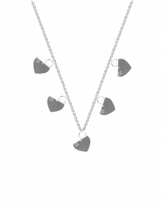 Ожерелье с открытыми сердцами