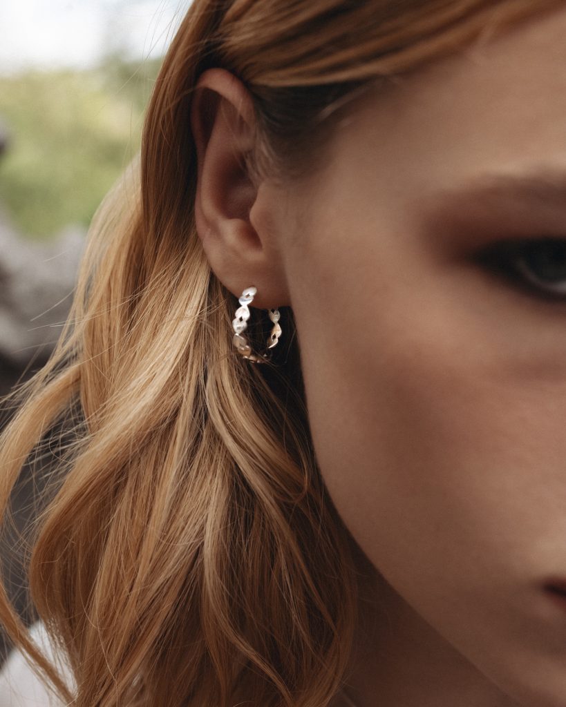 Серьги-конго Сердечный ритм