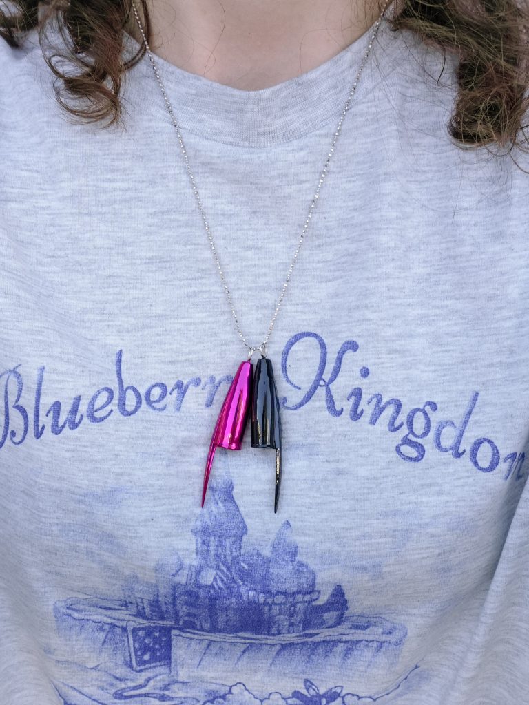 Подвеска колпачок черный