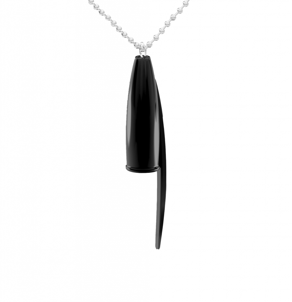 Подвеска колпачок черный